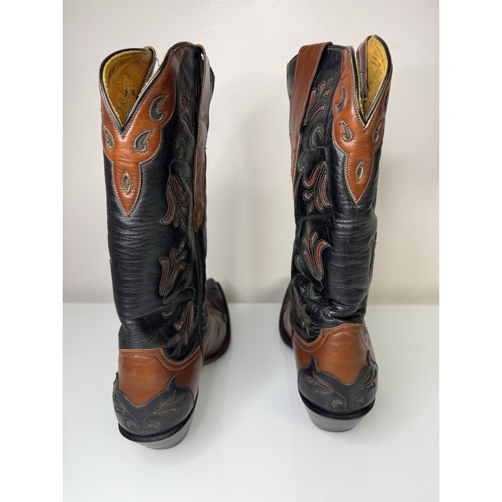 Women's Stallion Lilly Cowgirl Cowboy Western Boots Size 7 C X-5RL Hand Made - Picture 5 of 16